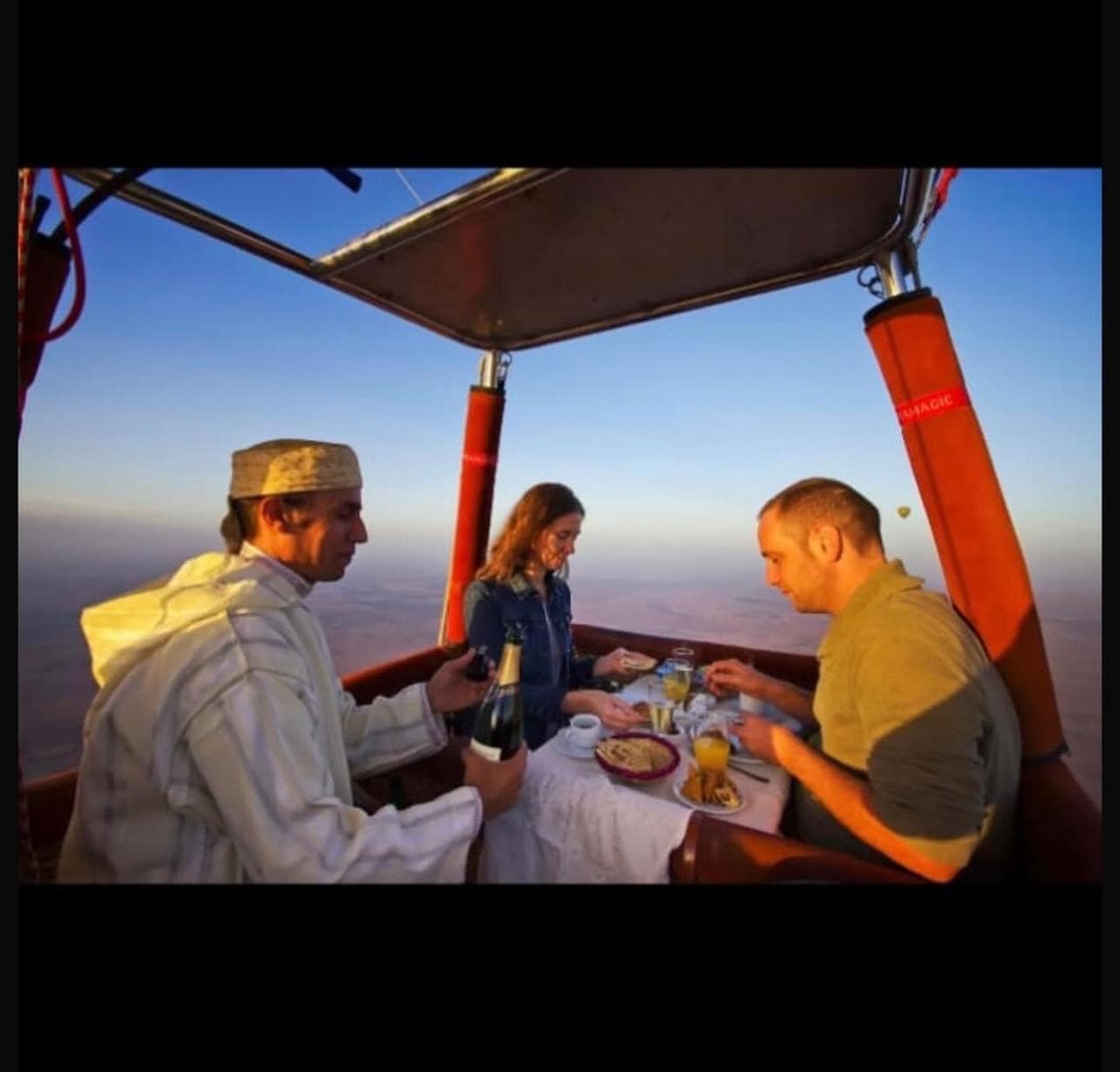 Chames sharing Morocco with smiling travelers